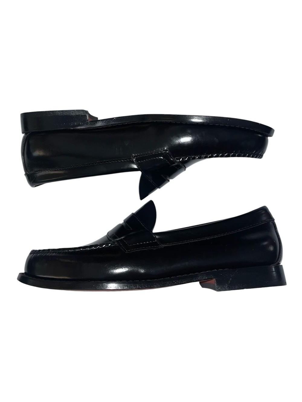 🌟EC🌟 GH Bass Walter Black Leather Penny Loafer - Men's Size 9 - Picture 7 of 11